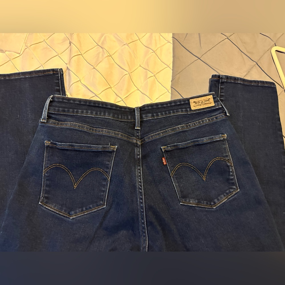 Women’s Levi’s Mid Rise Skinny Jeans- Dark blue